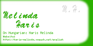 melinda haris business card